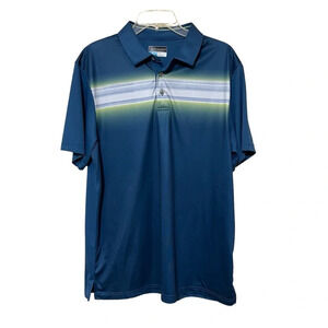 PGA Tour Pro Series Blue Short sleeve size Large Polo
